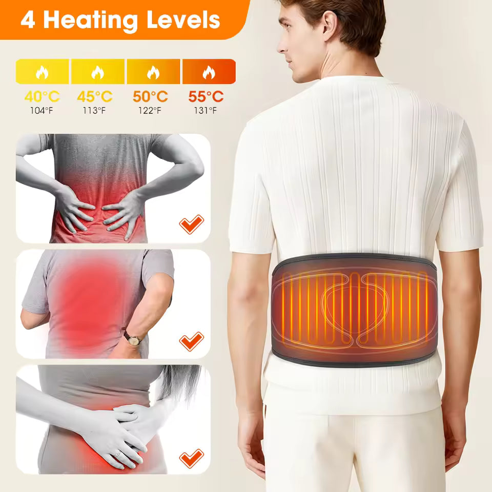 Lumbar Pro - Heat & Compression Massage Belt