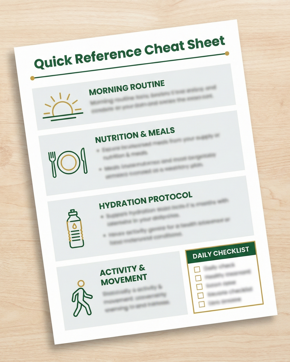 Blood Sugar Reset Protocol — The Complete 4-Switch System