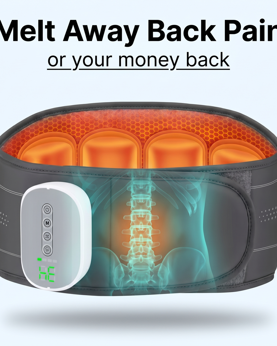 Lumbar Pro - Heat & Compression Massage Belt