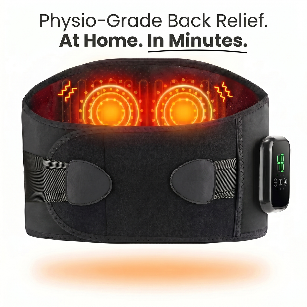 BackPod — 3-in-1 Heated Vibration Lumbar Support Belt