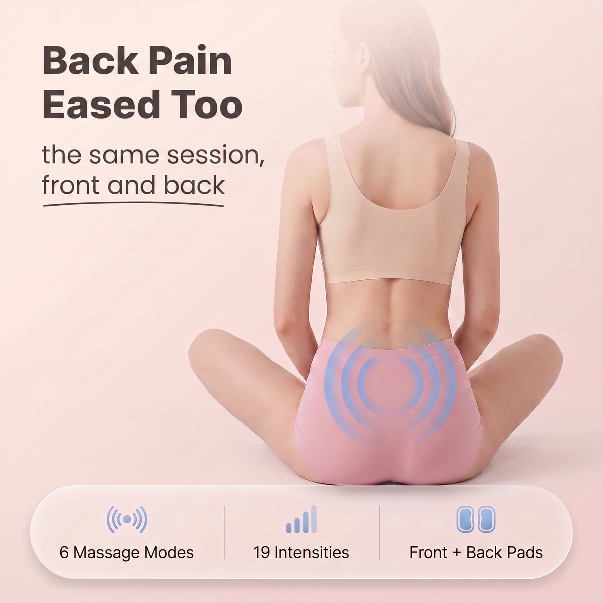 ThermaPulse – Heated EMS Period Massage Brief