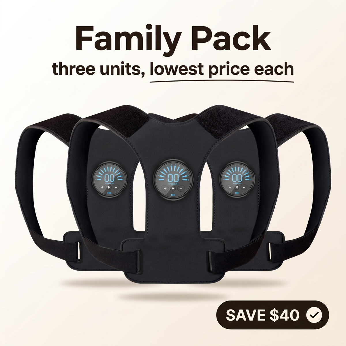 Kestro - EMS Back & Shoulder Posture Trainer